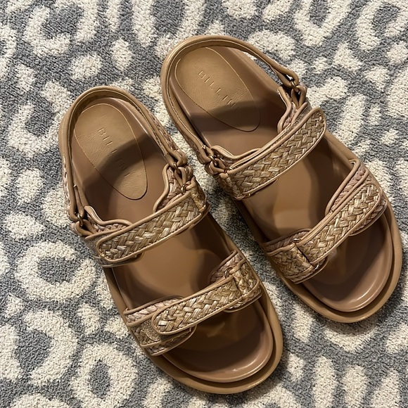 NWOT billini straw sandals - Picture 2 of 3